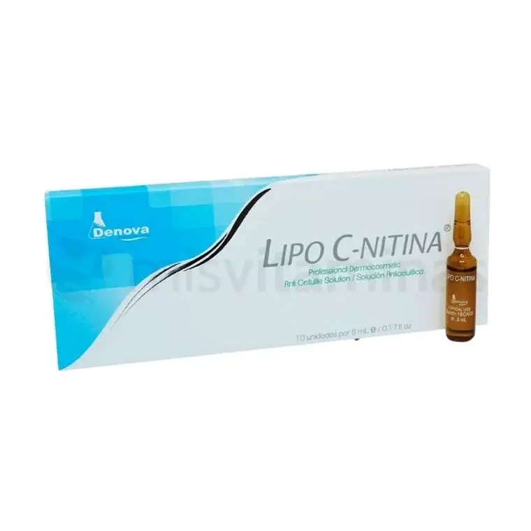 Lipo C-Nitina L Carnitina 10 Ampolletas Denova 1
