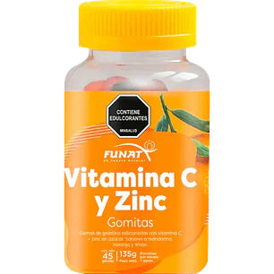 Vitamina C con Zinc 45 Gomas Funat