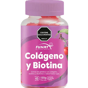 Colágeno y Biotina en Gomitas Funat
