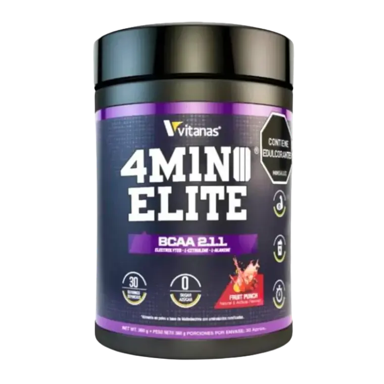 Amino Elite 30 Servicios Fruit Punch Vitanas 360 gramos 1
