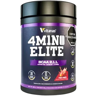 Amino Elite 30 Servicios Fruit Punch Vitanas 360 gramos