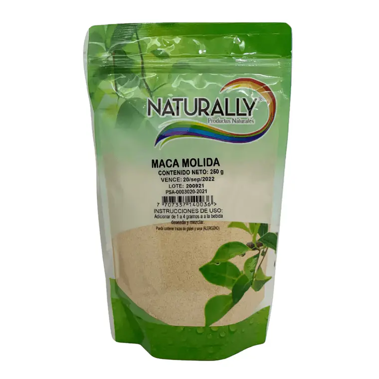 Maca Molida 250 gramos Naturally 1