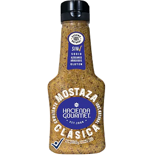 Mostaza Clásica 380 gr Hacienda Gourmet