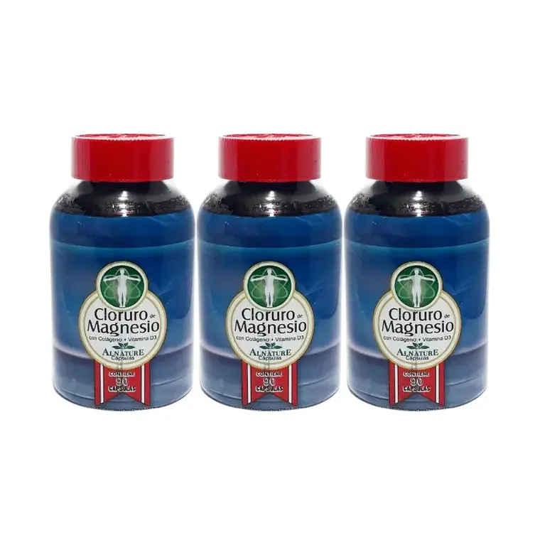 Combo Cloruro de Magnesio con Colageno y Vitamina D3 por 3 Unidades 1