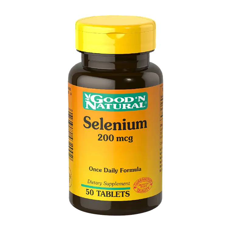 Selenium 200 mcg Good'N Natural 50 Tabletas 1