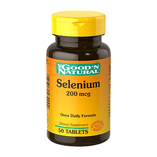 Selenium 200 mcg Good'N Natural 50 Tabletas