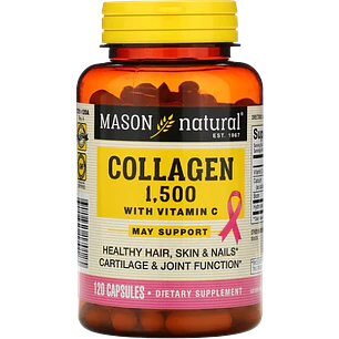Collagen 1500 mas Vitamina C Mason Natural