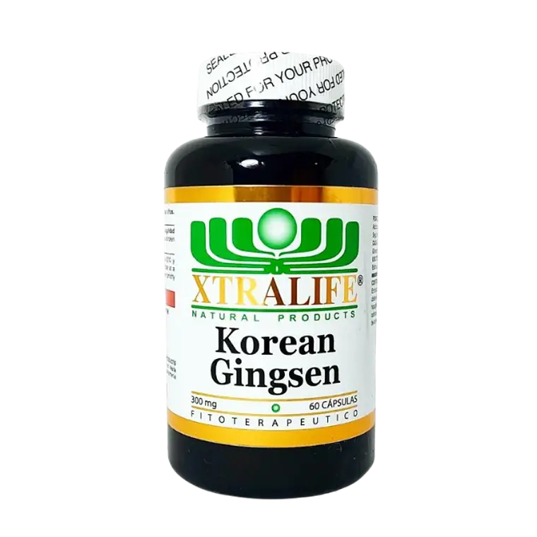 Korean Ginseng 300 mg 60 Cápsulas Xtralife 1