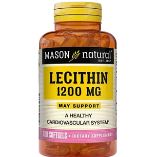 Lecithin 1200 mg 100 Softgels Mason Natural