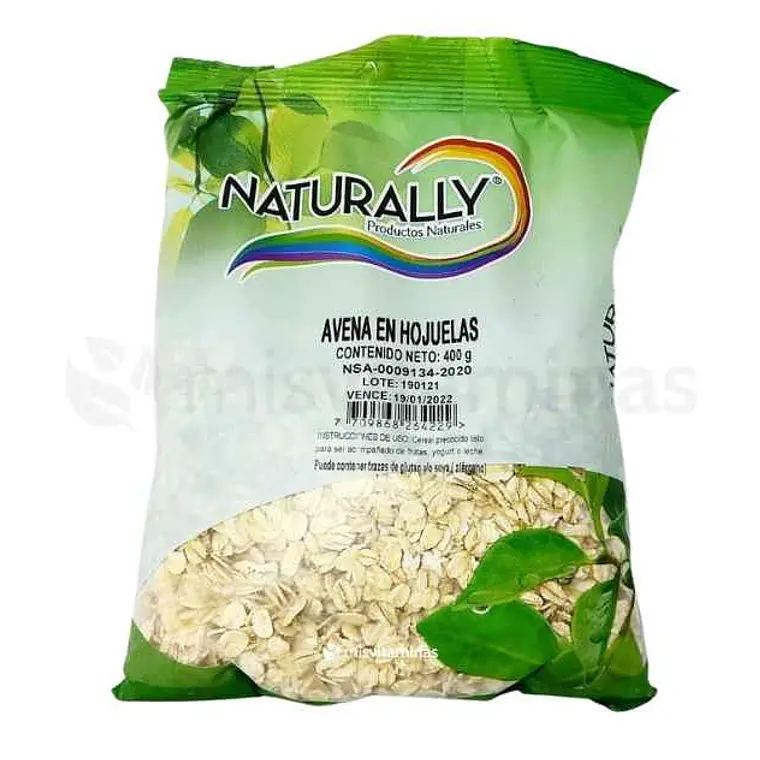 Avena en Hojuelas 400 gramos Naturally 1