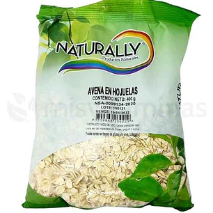 Avena en Hojuelas 400 gramos Naturally