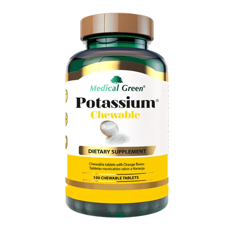 Potassium Chewable Medical Green 100 Tabletas 1
