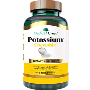 Potassium Chewable Medical Green 100 Tabletas