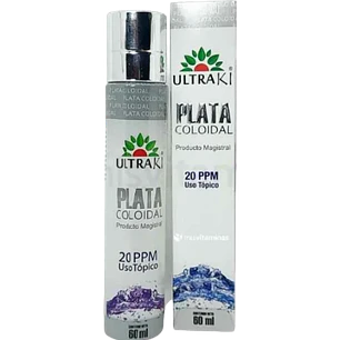 Plata Coloidal Spray 20 PPM Ultraki 60 ml