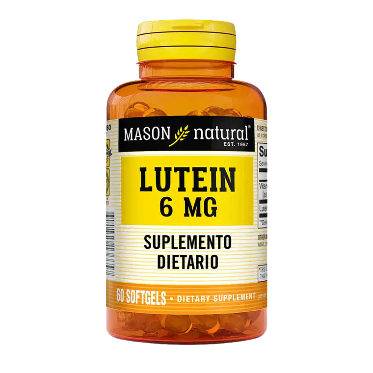 Luteina 6 mg 60 Softgels Mason Natural 1