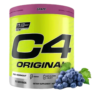 C4 Original Pre Workout Grape 50 Servicios 455 gr