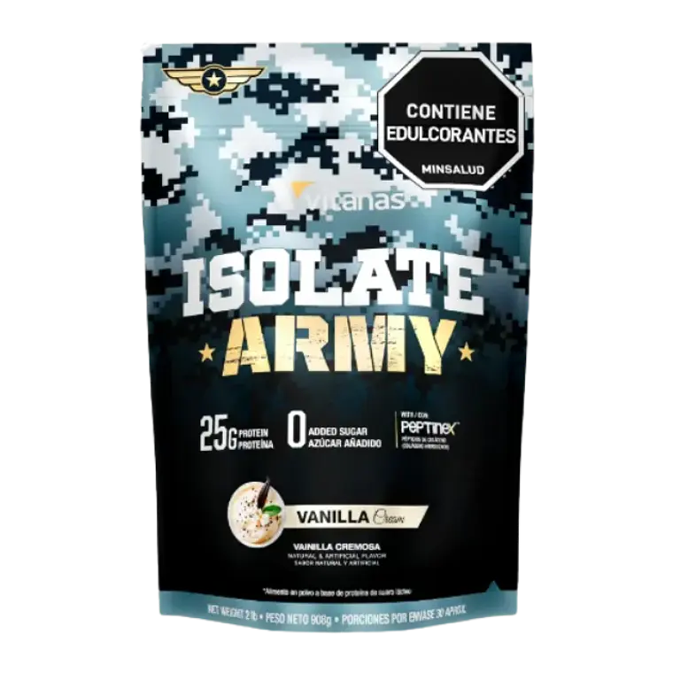 Isolate Army 2 Libras Vainilla Proteina 1