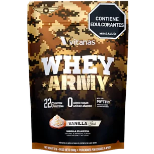 Whey army 2 libras Vainila Vitanas Proteina