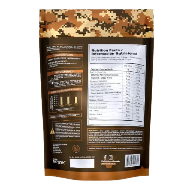 Whey army 2 libras Vainila Vitanas Proteina 2