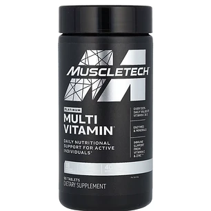 Multivitamin Platinum Muscletech 90 Tabletas
