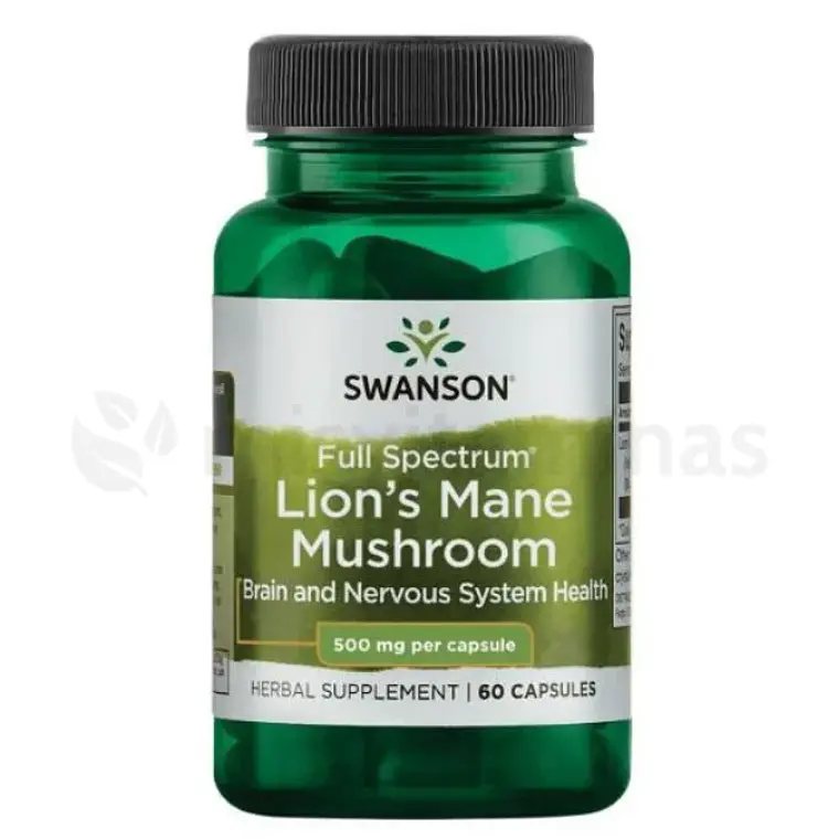 Melena de León 500 mg Swanson 60 cápsulas 1