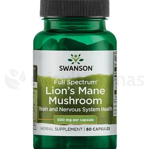 Melena de León 500 mg Swanson 60 cápsulas