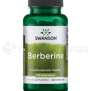Berberine 400 mg Swanson 60 Cápsulas
