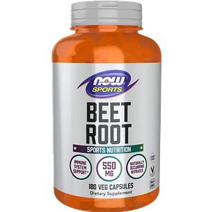 Beet Root Now Sports 180 Capsulas Polvo Raiz de Remolacha