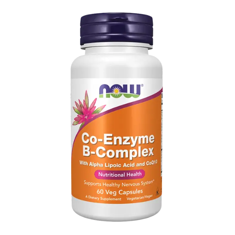 Co Enzyme B complex 60 Cápsulas Now 1