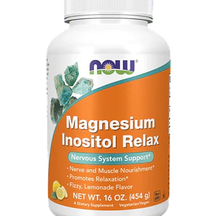 Magnesium Inositol Relax 454 gr Now