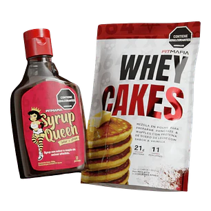 Whey Cakes Pancakes con Syrup Fit Mafia