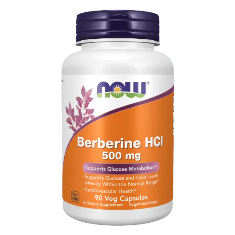 Berberina HCL 500 mg Now 90 Cápsulas 1