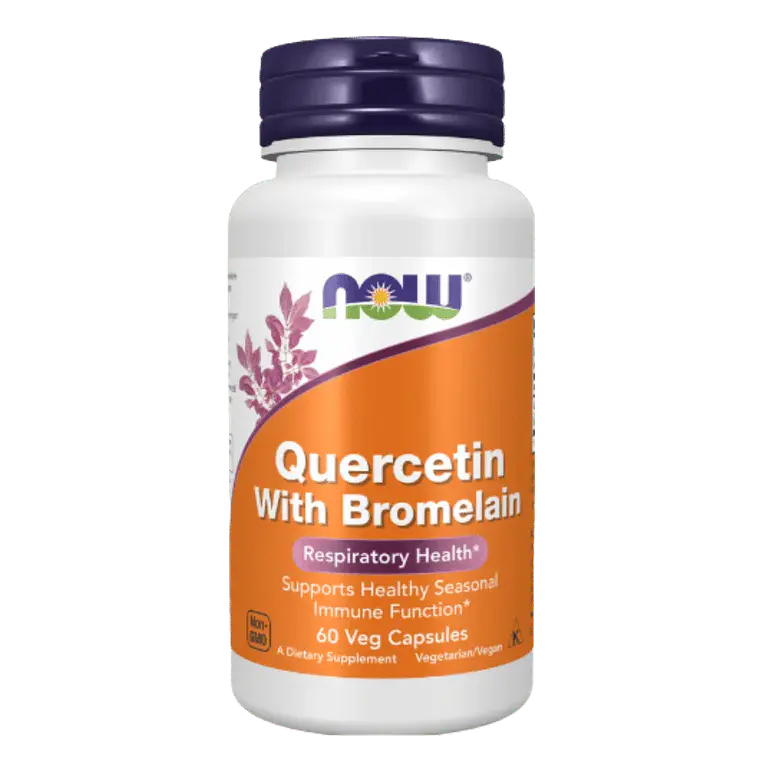 Quercetina con Bromelina NOW 60 Cápsulas 1