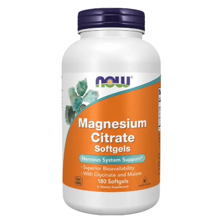 Magnesio Citrato Now 180 Softgels 1