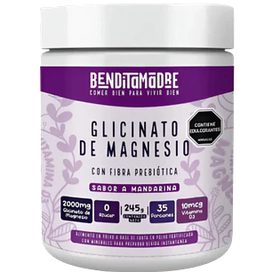 Glicinato de Magnesio 245 gr Benditamadre