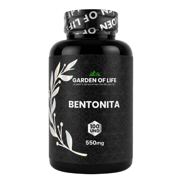 Bentonita 550 mg 100 unidades Garden Of Life 1