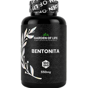 Bentonita 550 mg 100 unidades Garden Of Life