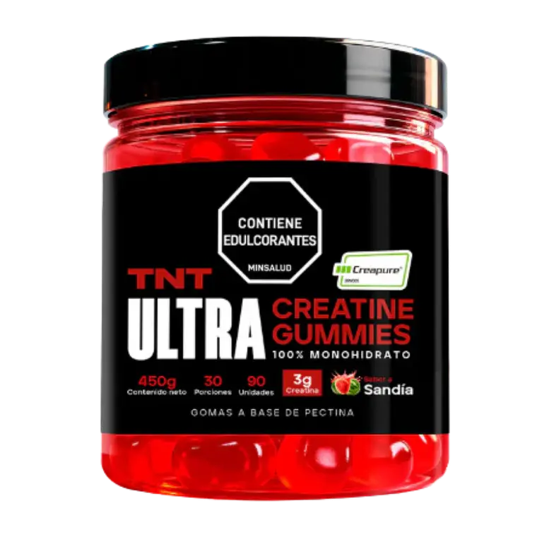 Ultra creatina gummies 100% monohidrato 450 g TNT 1