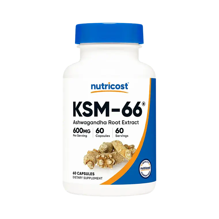 KSM-66 Ashwagandha 600 mg 60 Cápsulas Nutricost 1