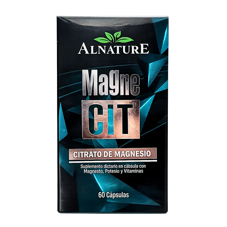 Magne CIT Citrato de Magnesio 60 Cápsulas Alnature 1
