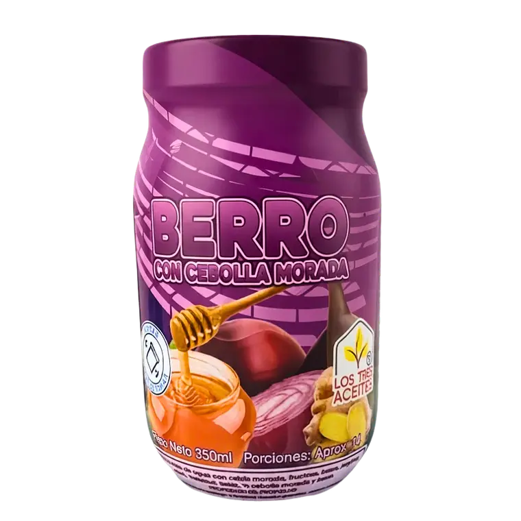 Berro Con Cebolla Morada 350 ml Los Tres Aceites 1