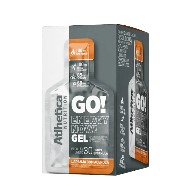 Gel Energético GO! Energy Now Naranja con Acerola 30 g Atlhetica Nutrition 1