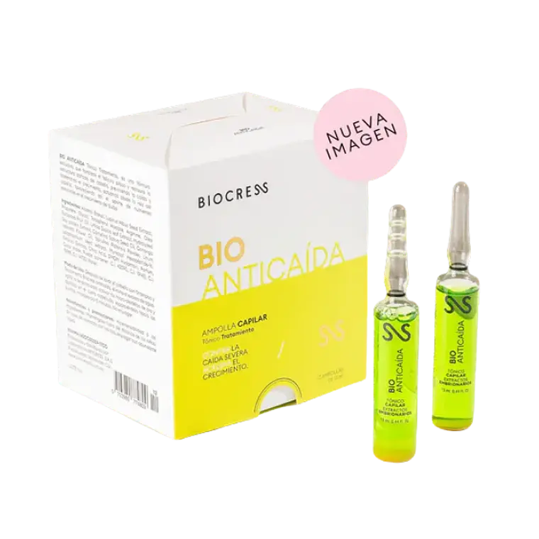 Bio Anticaída Tónico Capilar 20 Ampollas Bio Cress 10 1