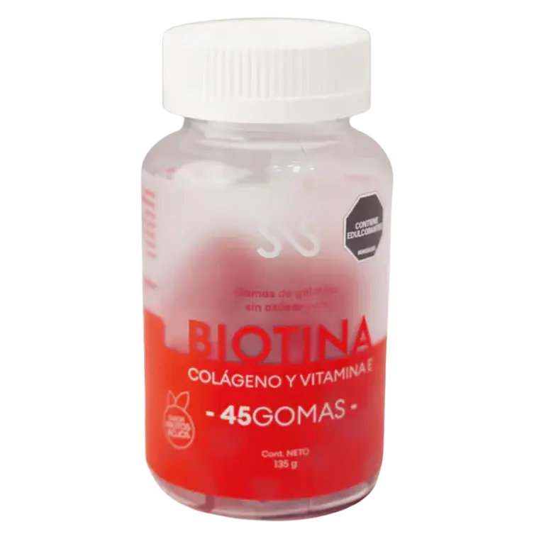 Biotina Colágeno y Vitamina E 45 Gomas Bio Cress 10 1