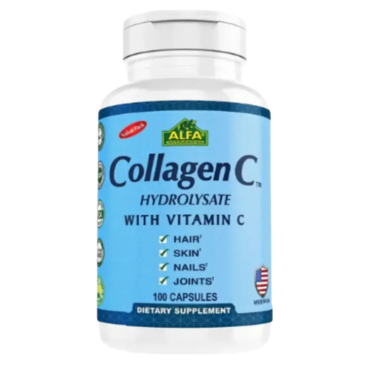 Collagen C Hidrolizado con Vitamina C 100 Cáps Alfa Vitamins 1