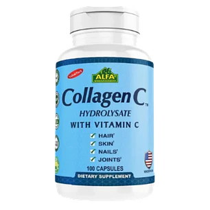 Collagen C Hidrolizado con Vitamina C 100 Cáps Alfa Vitamins