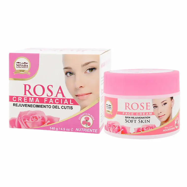 Crema Facial Rosa 140 gr Nevada 1