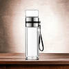 Pack Infusor Vidrio Doble Camara Con Filtro De Acero Inox.