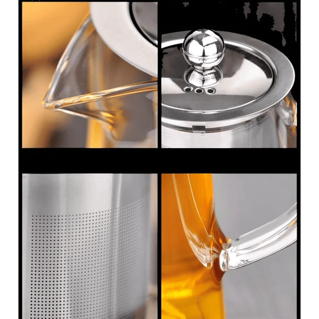 Tetera Vidrio 750 ml