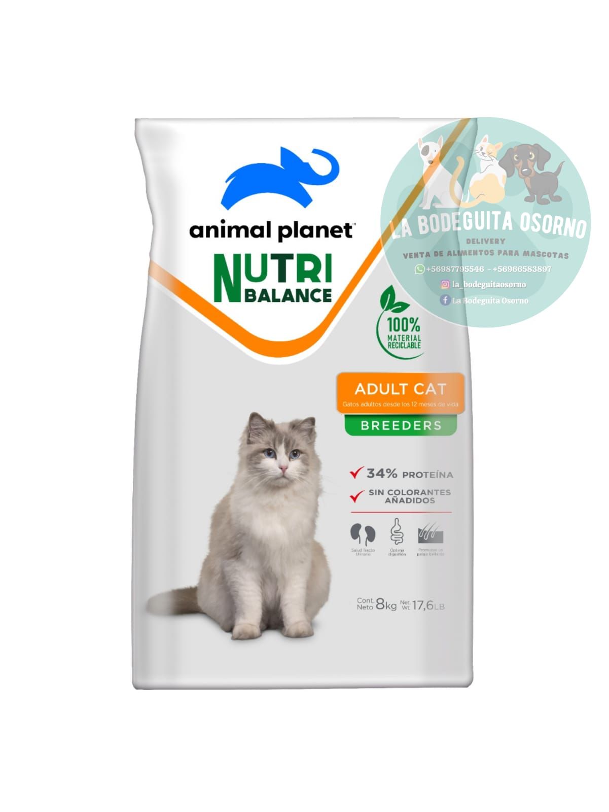 Animal Planet Nutri Balance Cat Adulto 8 kg